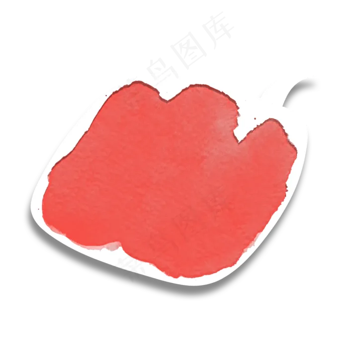 喷墨墨迹扁平气泡框8(2048X2048(DPI:300))psd模版下载