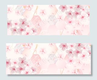 春季上新樱花节banner