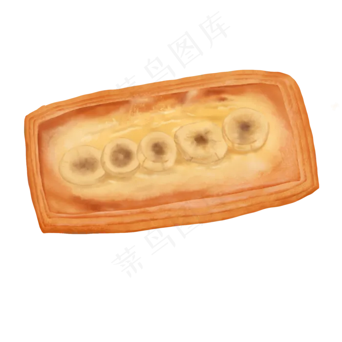 手绘写实食物之各种美味面包免费(2000X2000(DPI:300))psd模版下载