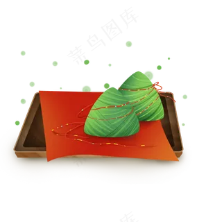 端午节粽子和彩线