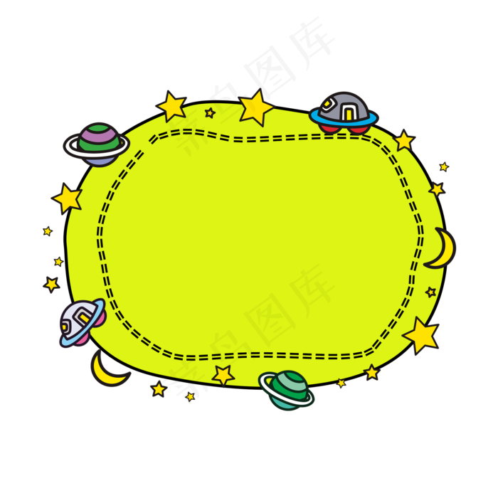 扁平化对话框边框,免抠元素