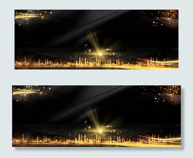 大气黑金房地产荣耀开盘