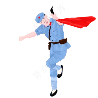 党建节建军节红军PNG