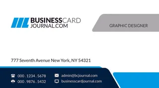 简约大气商务名片