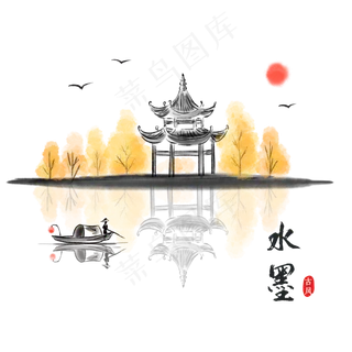 中国风水墨山水