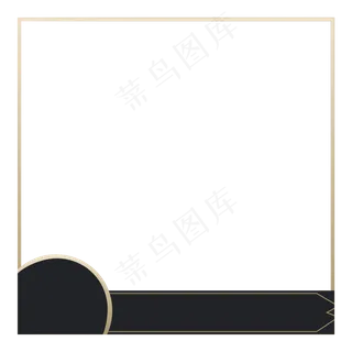 黑色黑金电商主图