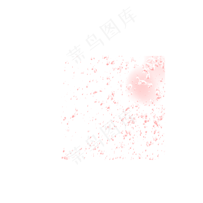 水彩粉色圆点泼墨