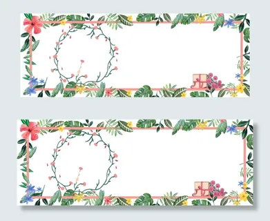 母亲节卡通小清新边框banner 母亲节卡通小清新边框banner