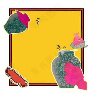 中国复古乐享老酒坛子畅饮酒鬼装