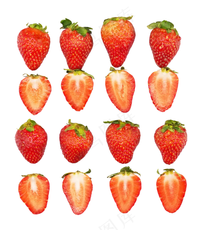 新鲜水果草莓(2000X2000(DPI:300))