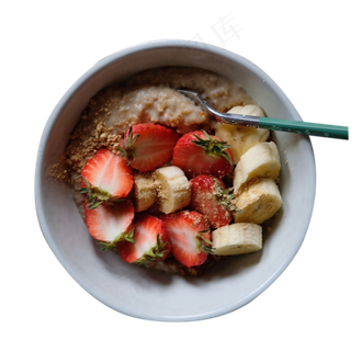 水果草莓麦片
