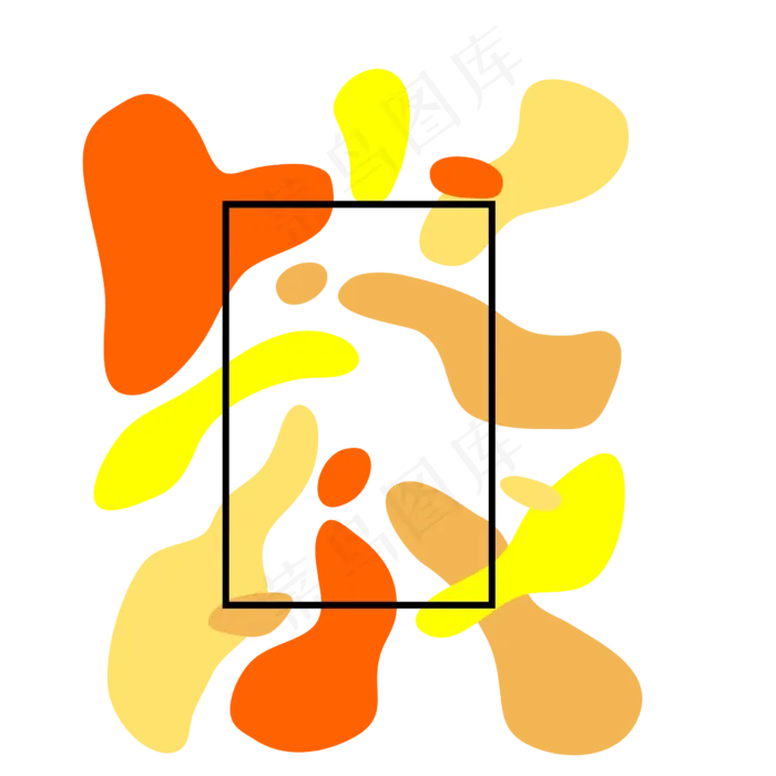 618电商主题装饰素材(580X580)eps,ai矢量模版下载