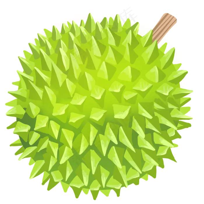 榴莲热带水果美食(2000X2000(DPI:299))psd模版下载