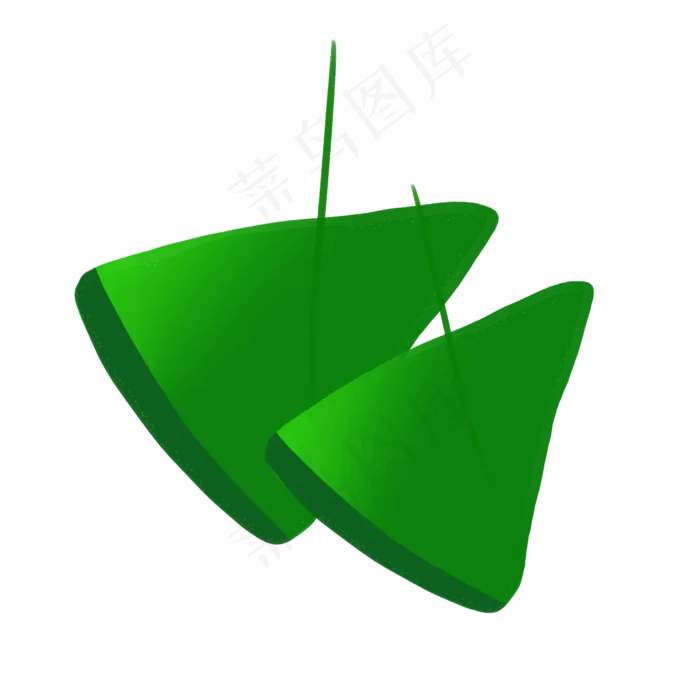 端午节绿色粽子(2000X2000(DPI:300))psd模版下载