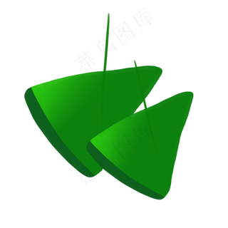 端午节绿色粽子