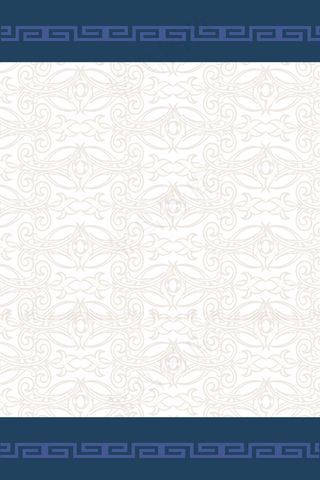 蓝色传统元素花纹纹理平面广告