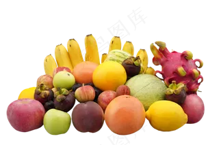 香蕉橙子水果合集