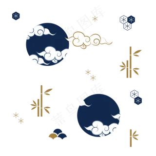 日本浮世绘风格纹饰