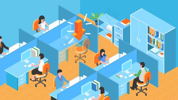 招聘求职虚位以待办公工作横幅公众号配图