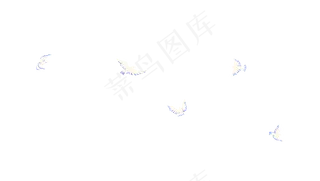 白色和平鸽自由飞翔,免抠元素