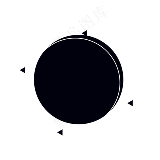 黑色活动促销标签