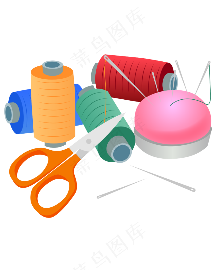 手绘涂鸦针盒免扣