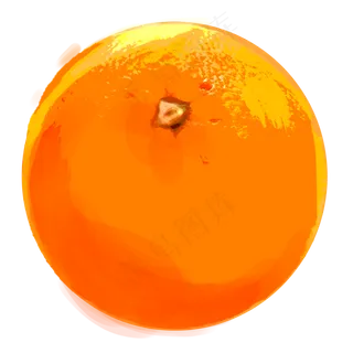 桔子橘子橘色圆形橘红维生素