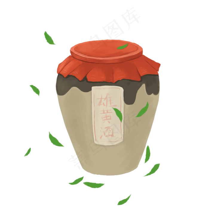 端午节雄黄酒(2000X2000(DPI:300))psd模版下载