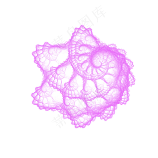 水彩紫色美丽图案