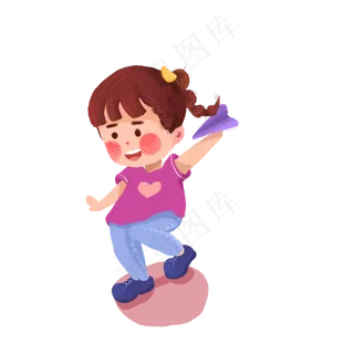 六一儿童节卡通女孩