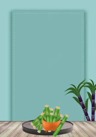 小清新美味甘蔗促销