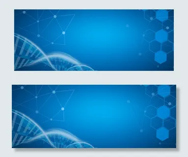 科技分子蓝色医疗安全宣传banner