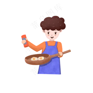 母亲节之小清新风母亲做饭场景免