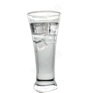 水杯加冰饮料,免抠元素
