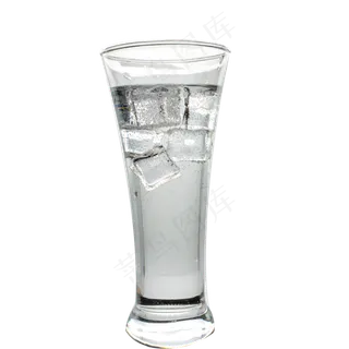 水杯加冰饮料,免抠元素