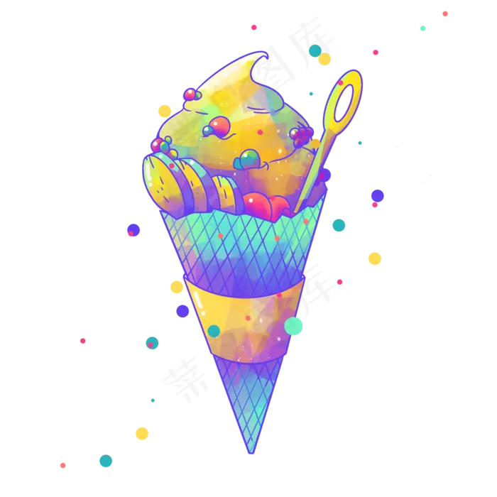 夏日清凉冷饮(2000X2000(DPI:300))psd模版下载