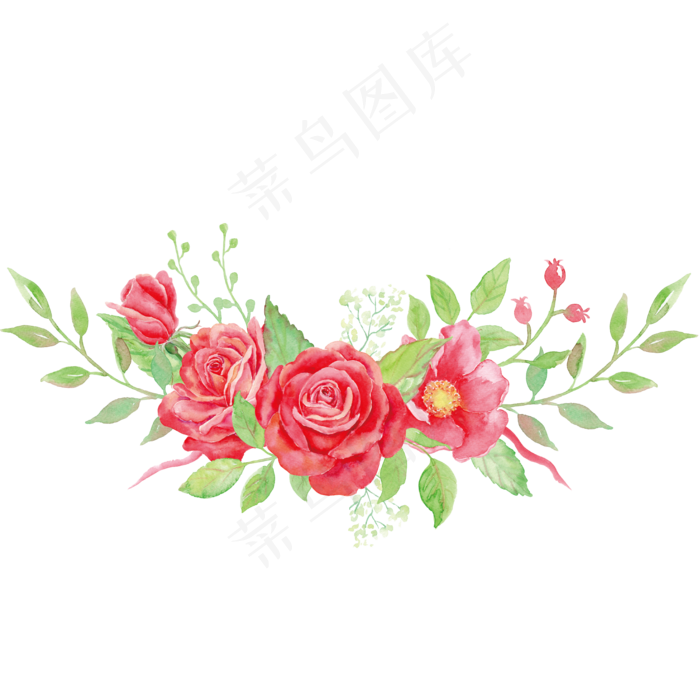 七夕情人节玫瑰花花环