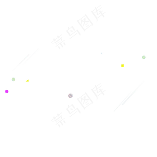 电商几何线条漂浮物,免抠元素