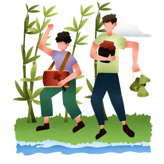 端午节庆祝男孩