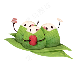端午节粽子卡通免抠png