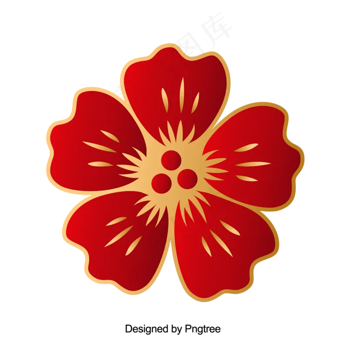 美丽的镂空三维剪纸花(1200*1200px 72dpi )ai矢量模版下载