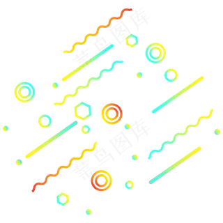 卡通矢量促销漂浮氛围电商