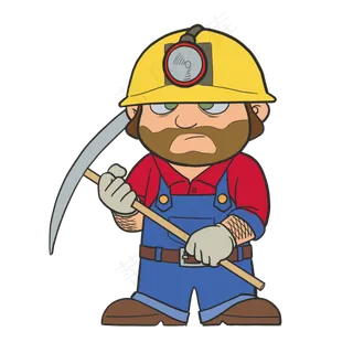 免扣卡通建筑工人,免抠元素