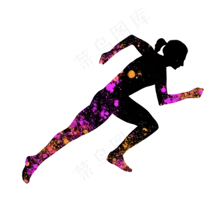 开学季田径社团招新剪影,免抠元素