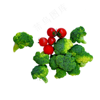 西蓝花和圣女果