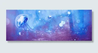 创意合成唯美水母