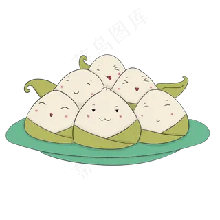 端午节手绘粽子可爱