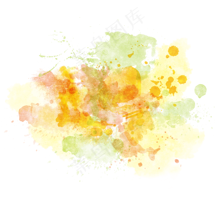 水彩痕迹墨点(3000X3000(DPI:300))psd模版下载