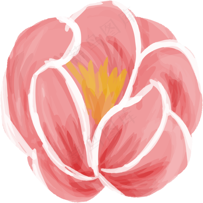 花苞迷你风格矢量