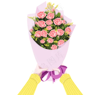 康乃馨花束母亲节礼物